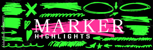 Subtle highlight and marker bring clarity, highlight follows the line as arrow directs, marker supports circle, pen, underline and stroke.