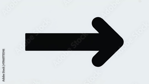 Black right arrow sign pointing to the right side