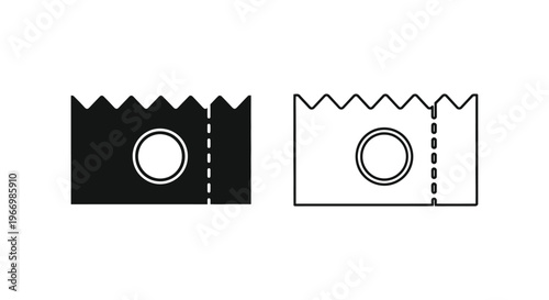 saw blades with different designs Vector