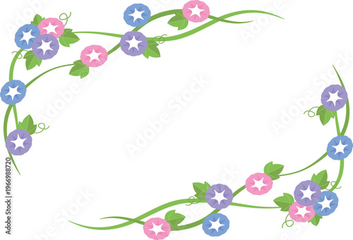 アサガオのフレーム