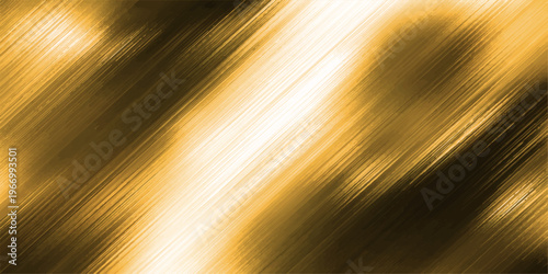 An abstract golden background features a digital art pattern of motion rays and texture for a gold wallpaper design backdrop