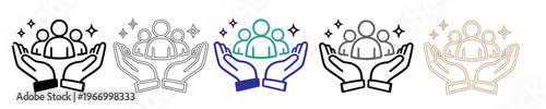 community support and inclusion icon
