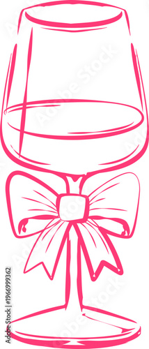 Girly Cocktail Glass