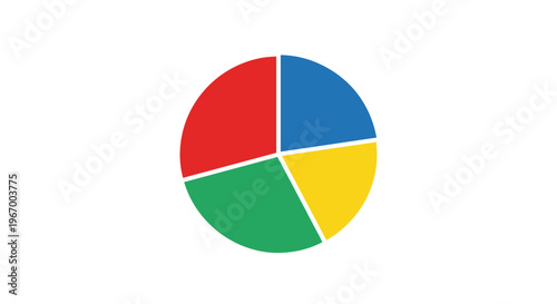 Free Download Colorful pie chart sections 1. - GFXLoad