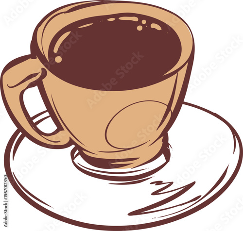 Coffee Cup on Saucer