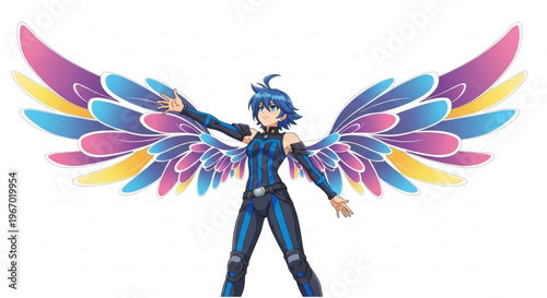 Abstract illustration of a person balancing two opposing elements, representing cosmic forces and elemental balance