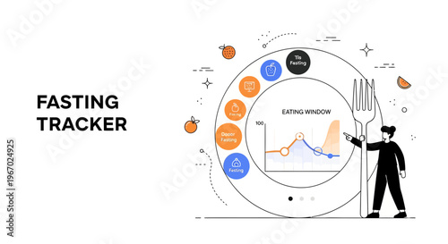 App UI Kit Fasting Map Tool Diet Data Health Life Way UX Web Mob New Pro