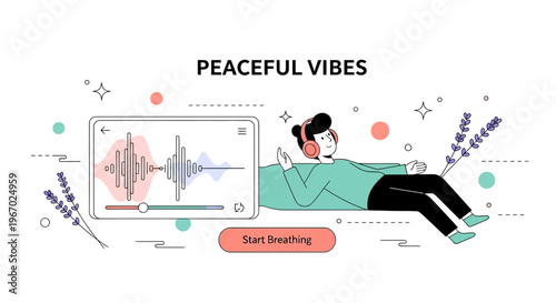 App UI Man Zen Yoga Breath Calm Life Heal Soul Mind Rest Free Yoga Zen