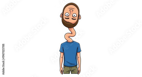 Cartoon character skillfully juggles diverse household items and tools, embodying the multi-tasking and expert management of daily responsibilities