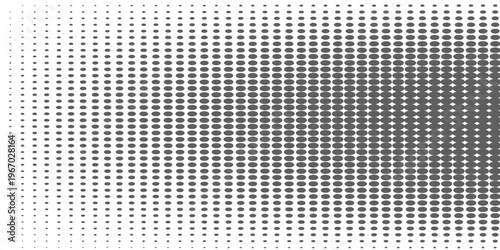 Basic halftone dots effect in black and white color. Halftone effect. Dot halftone. Black white halftone.Background with monochrome dotted texture. Polka dot pattern template. circle dot