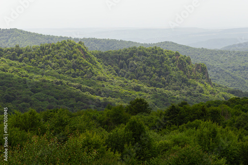 Mountain views in the Kakheti region of Georgia