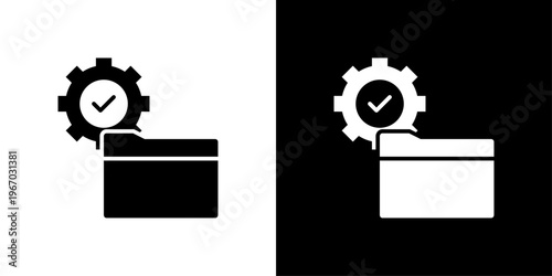 File Manager Icon Sheet Black And White