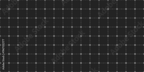 Blueprint black grid paper texture. Precise square checker pattern. White notebook background for architecture sketches, engineering notes and layouts.