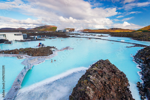 Tableau sur toile Reykjavik, Iceland. The Blue Lagoon geothermal spa.