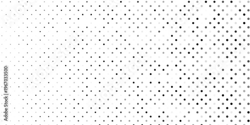 Dot pattern seamless background. Polka dot pattern template Monochrome dotted texture modern digital