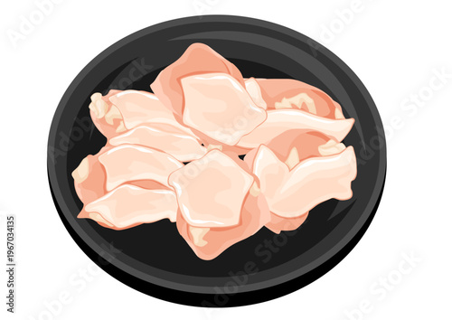 焼肉　鶏モモ肉