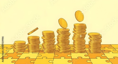 golden coins and graph