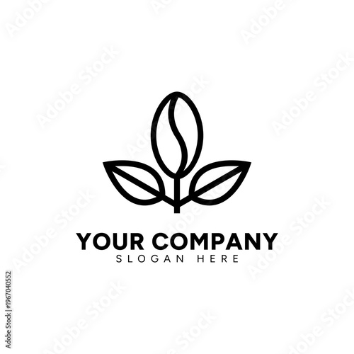 A premium logo concept for coffee brands and café businesses.