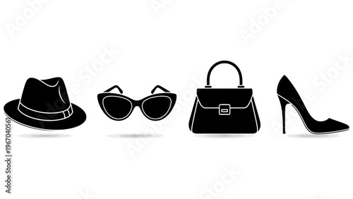 Silhouette Collection of Fashion Accessories and Stylish Wear Items for Men and Women