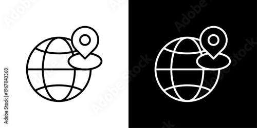 Ip Address Icon Sheet Black And White