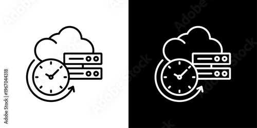 Support Icon Sheet Black And White