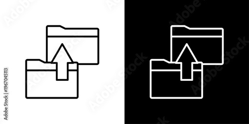 Data Transfer Icon Sheet Black And White