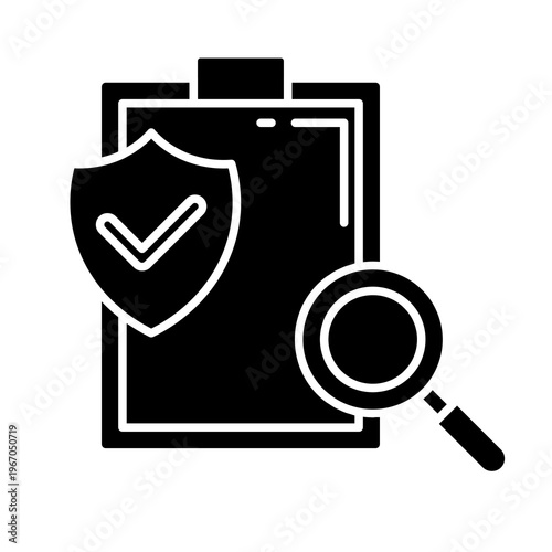 Document Compliance Audit and Data Security Icon