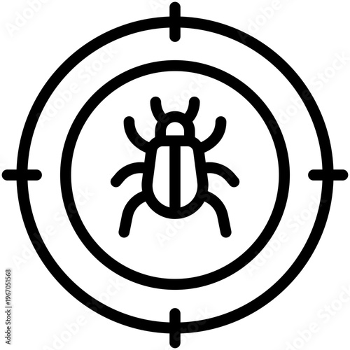 virus targeted icon