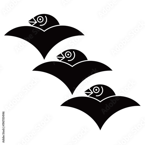 家紋です。花房家雁金といいます。