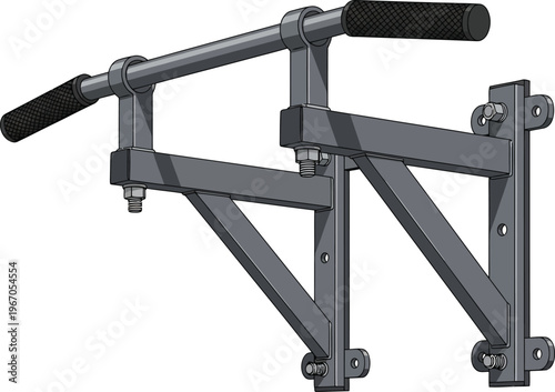 Wall Mounted Pull Up Bar Fitness Equipment.