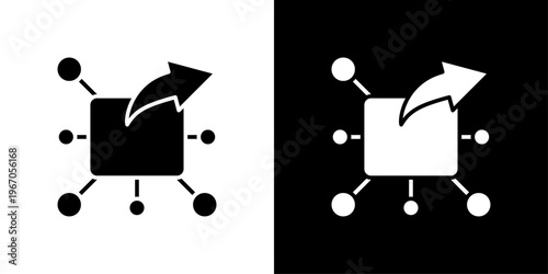 Share Icon Sheet Black And White