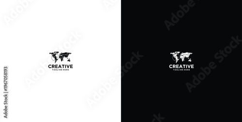 eco-friendly travel logo design reality around the world