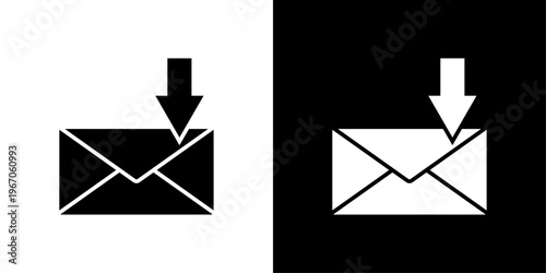 Inbox Icon Sheet Black And White