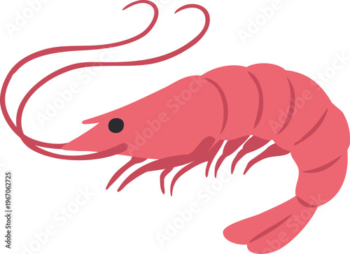 Red shrimp, crustacean, seafood. Cuisine, menu, ingredient, cooking.