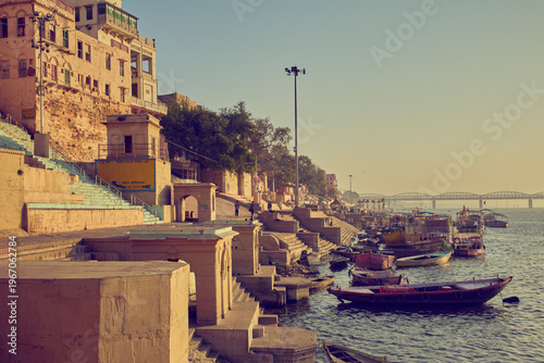 Cityscape of Varanasi, Uttar Pradesh, India