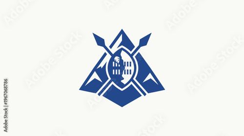 National Flag of Eswatini a White and Blue Design