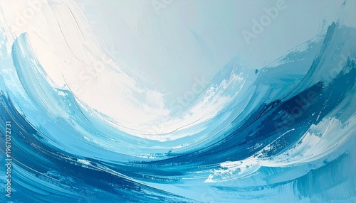 夏の海と波の風景