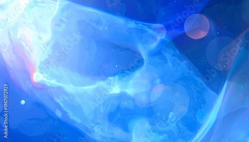 幻想的なブルーライトの抽象背景