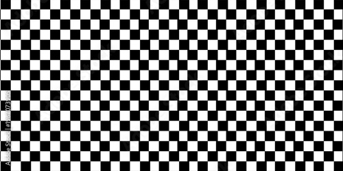 Black and white checkered pattern, Checkerboard seamless pattern