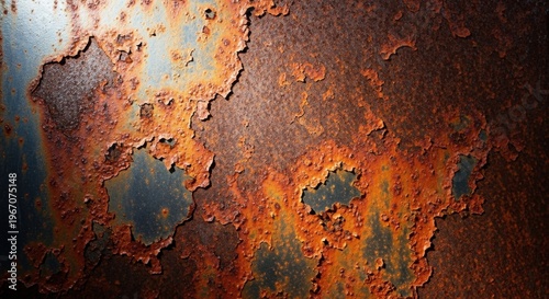 Rust metal texture with corroded surface and industrial vintage character 