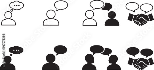 Social Interaction & Communication Icons