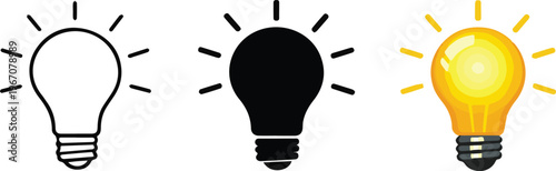 Idea & Innovation Lightbulb Variants