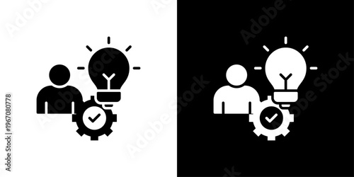 Inventor Icon Sheet Black And White