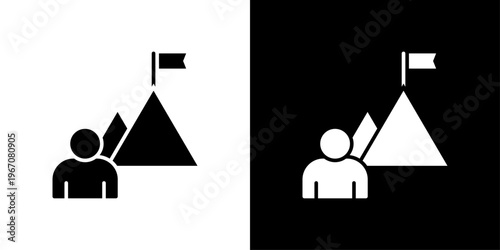 Conquer Icon Sheet Black And White