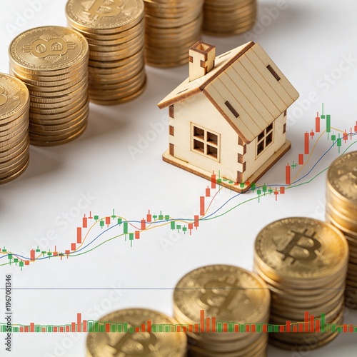 Diversified Investment Portfolio Concept with Multiple Assets