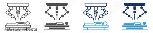 robotics operation multi purpose icon set