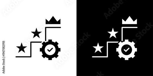 Career Icon Sheet Black And White