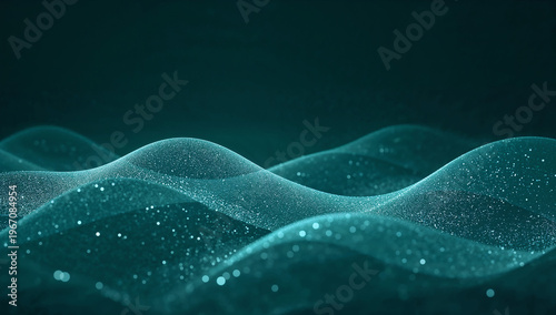 Abstract Liquid Metal Futuristic Chrome Background - Generative AI