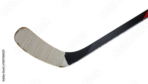 Картината върху платно Modern composite ice hockey stick blade and lower shaft, taped and showing game