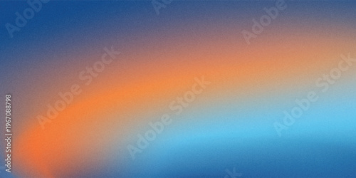 Blue to Orange to Gray Color Gradient Background,Bright Color Gradient for Festival Promotions.